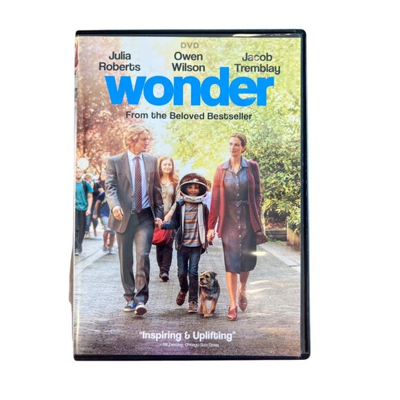 Wonder DVD 2017 Family Movie Julia Roberts Owen Wilson Jacob Tremblay Pre-Owned - Picture 1 of 4
